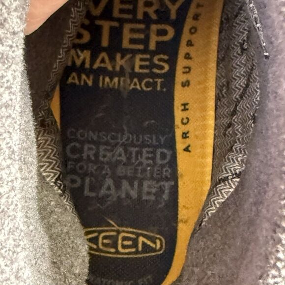 Keen Chukka Boots 1023554 Gray Black US Size 8 High Cut Sneakers Waterproof - Picture 8 of 15